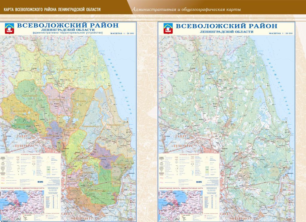 Карты Ленинградской Области